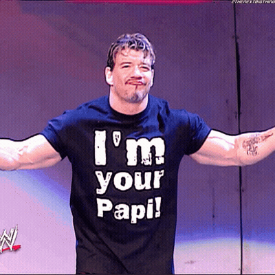 Man In Black Shirt Saying I'm Your Papi GIF
