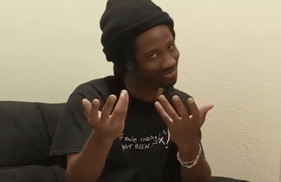 Man In Black Shirt Saying If You're Crazy We've Been GIF