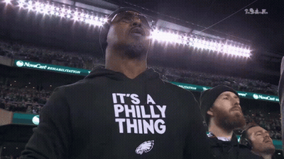 Man In Black Shirt Saying It's A Philly Thing GIF