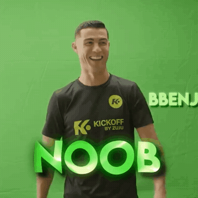 Man In Black Shirt Saying Kickoff By Zua GIF