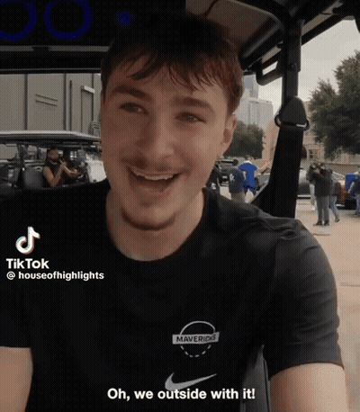 Man In Black Shirt Saying Mavericks GIF