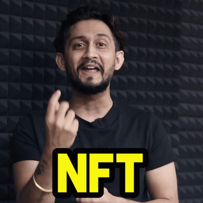 Man In Black Shirt Saying NFT GIF