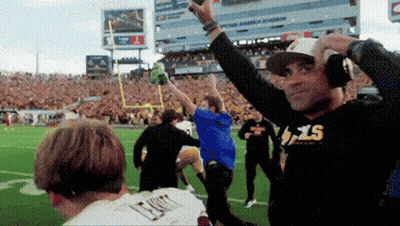 Man In Black Shirt Saying Texas GIF