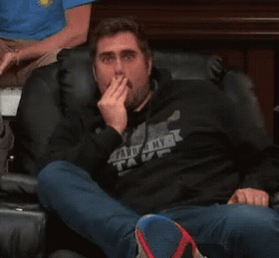 Man In Black Shirt Saying Texas Tech GIF
