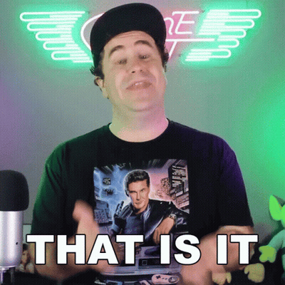 Man In Black Shirt Saying That Is It GIF