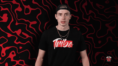 Man In Black Shirt Saying Tribe GIF