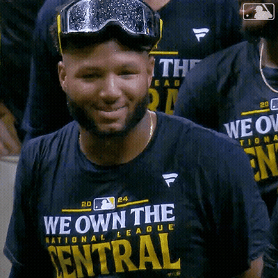 Man In Black Shirt Saying We Own The National League GIF