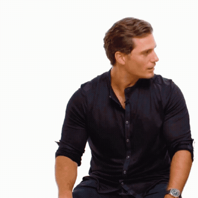Man In Black Shirt Saying Who Is That Girl GIF