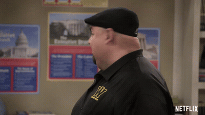 Man In Black Shirt Saying Wilson State GIF