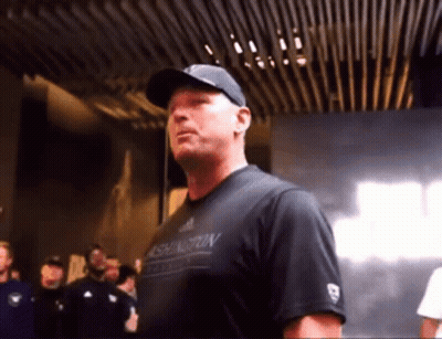 Man In Black Shirt Saying Wisconsin GIF