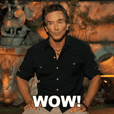 Man In Black Shirt Saying Wow GIF