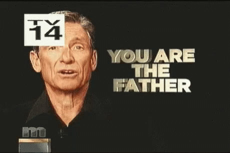 Man In Black Shirt Saying You Are The Father GIF