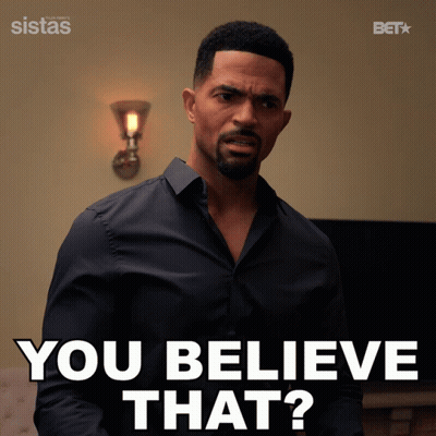 Man In Black Shirt Saying You Believe That GIF