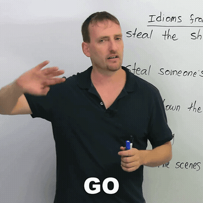 Man In Black Shirt Saying You're Done GIF