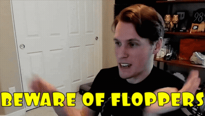 Man In Black Shirt Says Beware Of Flodders GIF