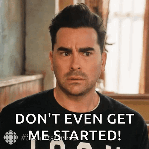 Man In Black Shirt Says Don't Even Get Me Started GIF