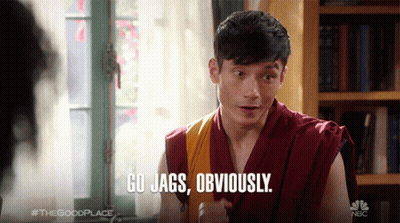 Man In Black Shirt Says No Mercy GIF