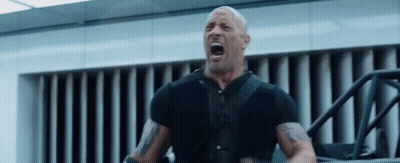 Man In Black Shirt Screaming GIF