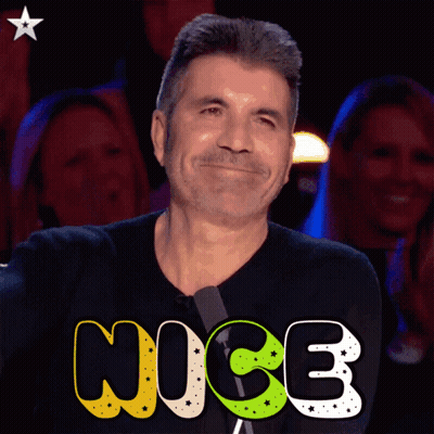 Man In Black Shirt Smiling Nice GIF