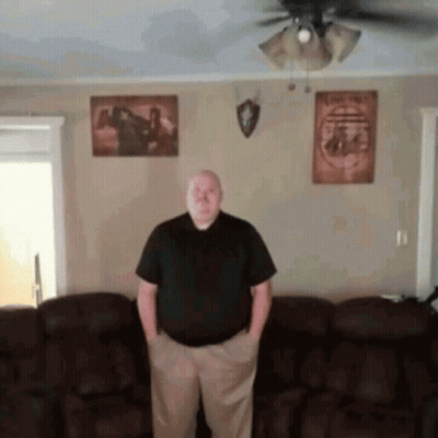 Man in Black Shirt Standing