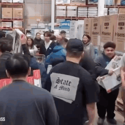 Man In Black Shirt State Of Mind Crowd GIF