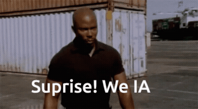 Man In Black Shirt Suprise We Ia GIF