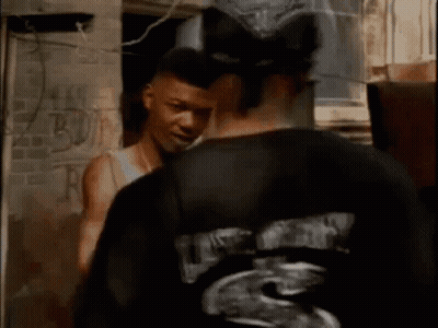 Man In Black Shirt Talking GIF