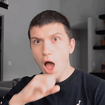 Man In Black Shirt White J GIF