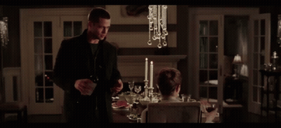 Man In Black Shirt With Eyes Closed GIF