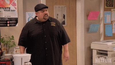 Man In Black Shirt With Letter W GIF
