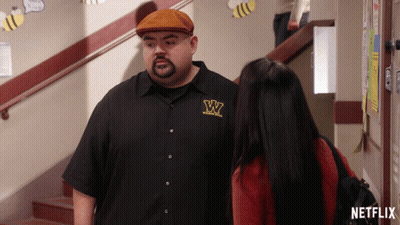 Man In Black Shirt With Letter W GIF
