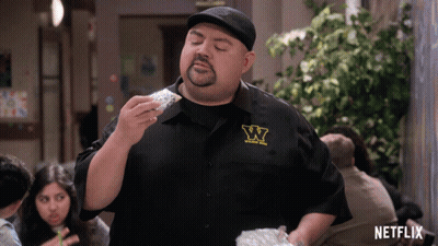 Man In Black Shirt With Letter W GIF