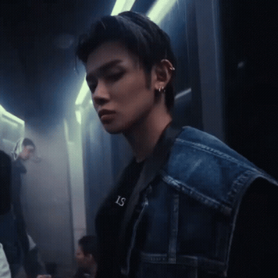 Man In Black Shirt With LS GIF