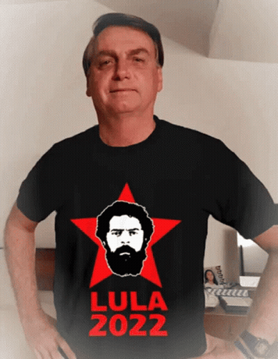 Man In Black Shirt With Lula 2022 GIF