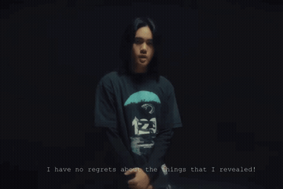Man In Black Shirt With Number 123 GIF