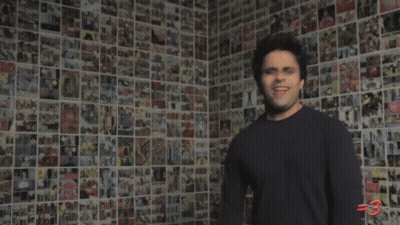 Man In Black Shirt With Number 3 GIF
