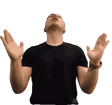 Man In Black Shirt With Wrist Tattoo Sticker