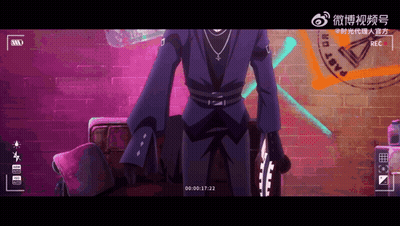 Man In Black Suit In Front Of Brick Wall Time 00 00 17 22 GIF