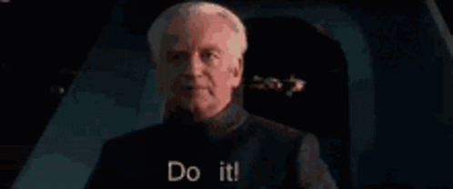 Man In Black Suit Saying Do It GIF