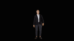Man In Black Suit Wooow GIF