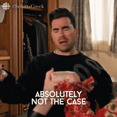 Man In Black Sweater Saying Absolutely Not The Case GIF