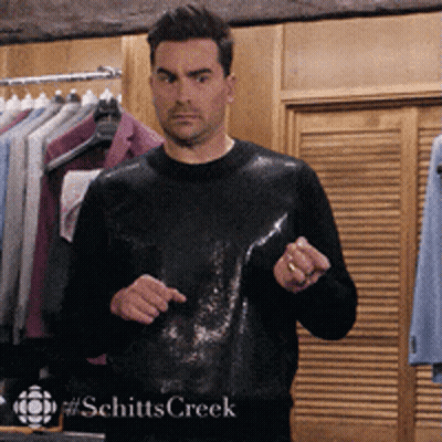 Man In Black Sweater Schitts Creek GIF