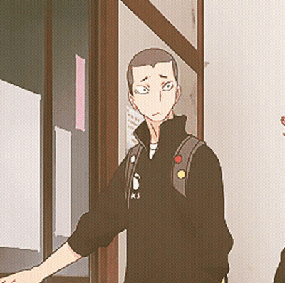 Man In Black Sweater With Letter K3 GIF