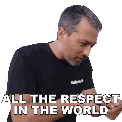 Man In Black T-Shirt Looking At Phone Sticker