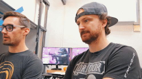 Man In Black T-Shirt Saying Tortor GIF