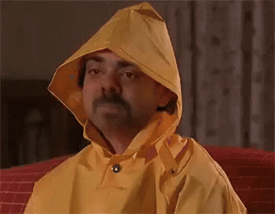Man In Black T-Shirt SBS Wooden Shed GIF