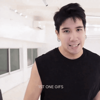 Man In Black Tank Top 1St One Gifs GIF