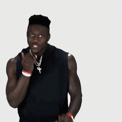 Man In Black Tank Top Covering Nose GIF