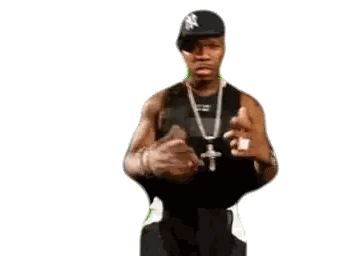 Man In Black Tank Top Sticker