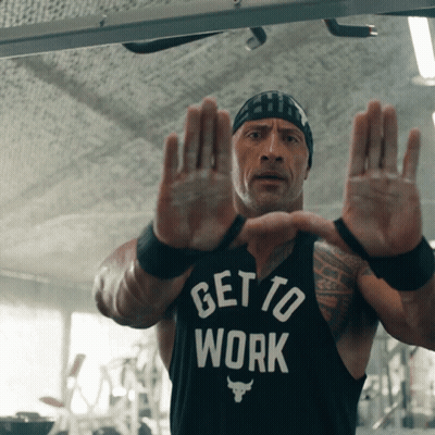 Man In Black Tank Top Saying Get To Work On It GIF